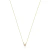 Collar corto de oro y 0,05 ct de diamantes letra W Alphabet^TOUS Hot