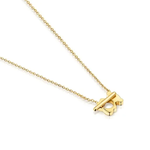 Collar corto de oro y oso I-Bear^TOUS New
