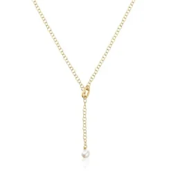 Collar corto de oro y perla cultivada Hold Oval^TOUS Online