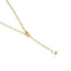 Collar corto de oro y perla cultivada Hold Oval^TOUS Online