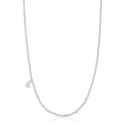 Collar corto de plata con anillas redondas gruesas Bold Bear^TOUS New