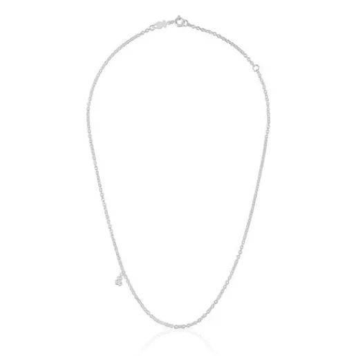 Collar corto de plata con anillas redondas gruesas Bold Bear^TOUS New