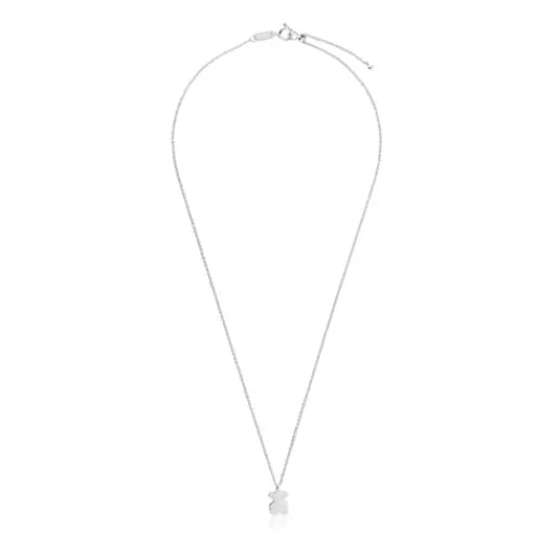 Collar corto de plata y motivo oso Sweet Dolls^TOUS New