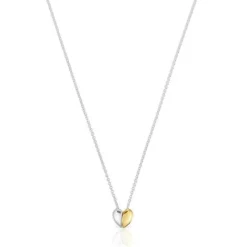 Collar corto doble corazón pequeño bicolor My Other Half^TOUS Hot