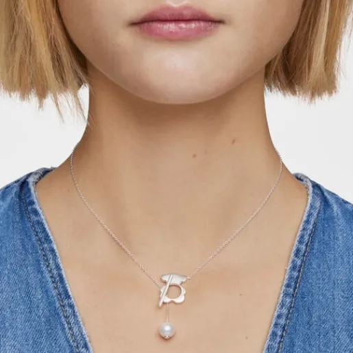 Collar corto oso de plata y perla cultivada I-Bear^TOUS Discount