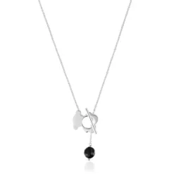 Collar corto oso de plata y ónix I-Bear^TOUS Hot