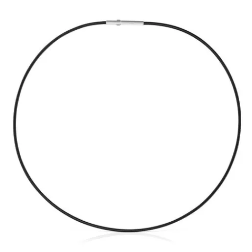 Collar de IP negro 2 mm Mesh Tube^TOUS Clearance