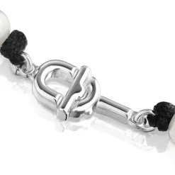 Collar de nylon negro con perlas cultivadas 50 cm MANIFESTO^TOUS Sale