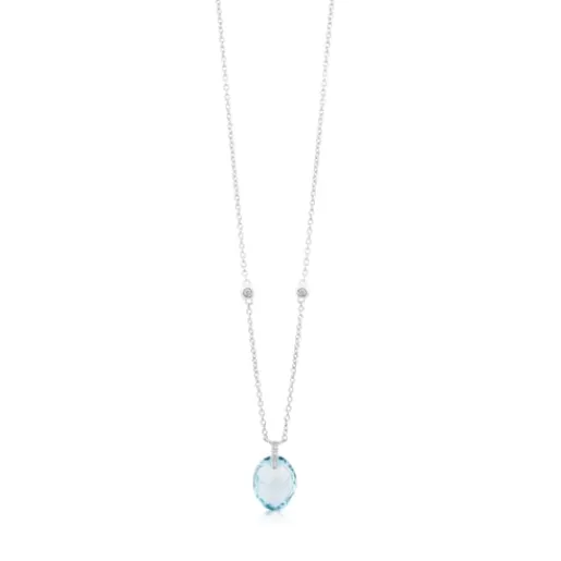 Collar de oro blanco Color Kings^TOUS Discount