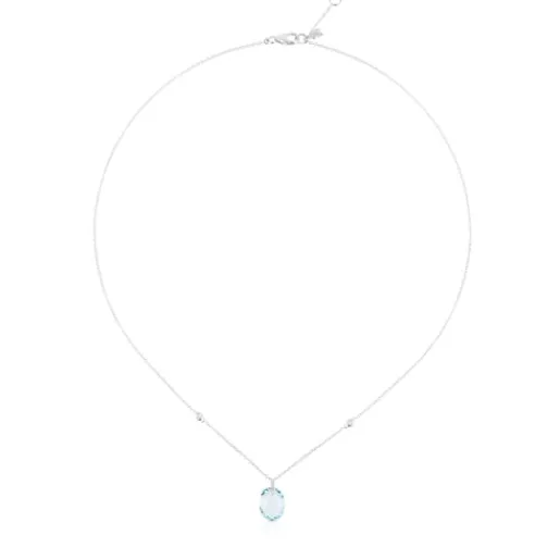 Collar de oro blanco Color Kings^TOUS Discount