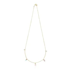 Collar de oro con gemas Mini Ivette^TOUS Hot