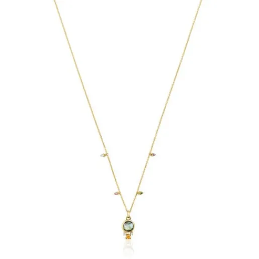 Collar de con labradorita y gemas Virtual Garden^TOUS Outlet