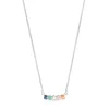 Collar de plata con gemas Mini Color^TOUS New