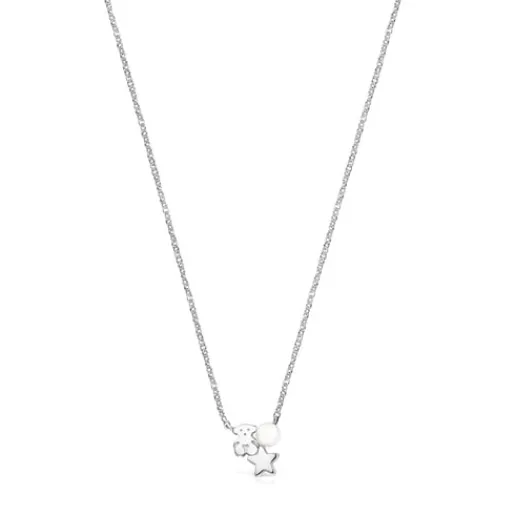 Collar de plata con perla Nocturne^TOUS Sale