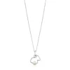 Collar de plata con perla cultivada motivo silueta oso Silueta^TOUS Online