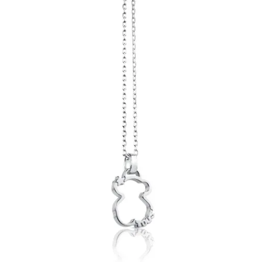 Collar de plata Silueta^TOUS