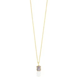 Collar oso de oro y nácar XXS^TOUS