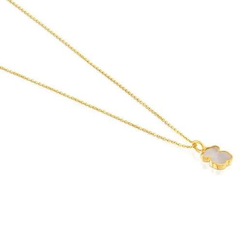 Collar oso de oro y nácar XXS^TOUS