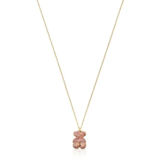 Collar oso de zafiros y oro Bold Bear^TOUS Sale