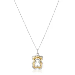 Collar triple oso bicolor Bickie^TOUS Sale