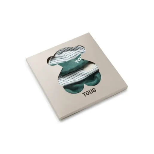 Conjunto de bebé de recién nacido Classic verde^TOUS Outlet