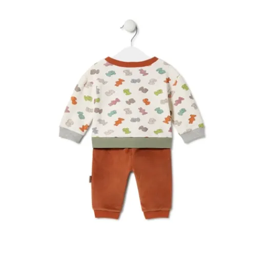 Conjunto de niño osos multicolor Grey crudo^TOUS Clearance