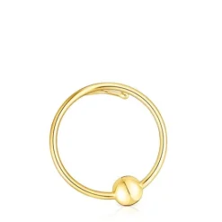Earcuff con baño de oro 18 kt sobre plata círculo Plump^TOUS Outlet