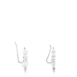 Earcuff de plata con barra y motivos Mini Icons^TOUS Sale