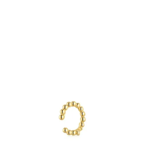 Earcuff oso con baño de oro de 18 kt sobre plata Gloss^TOUS