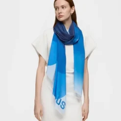 Foulard azul Blurry Bear^TOUS Clearance