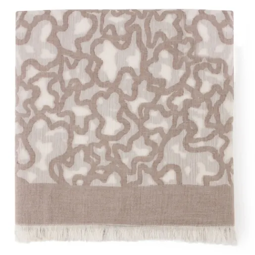 Foulard Kaos en color piedra^TOUS Clearance