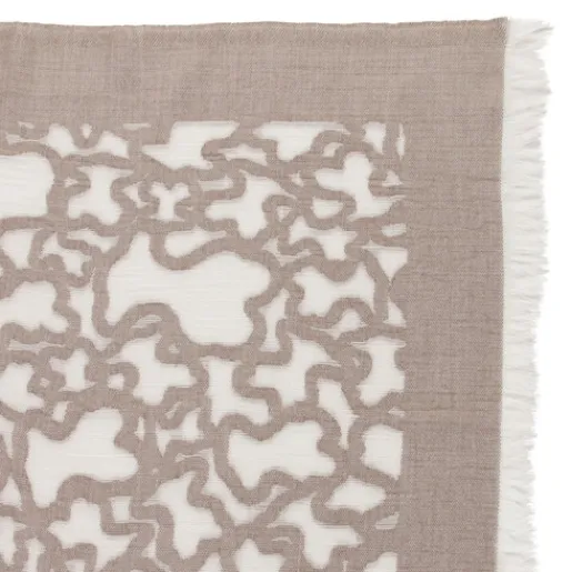 Foulard Kaos en color piedra^TOUS Clearance