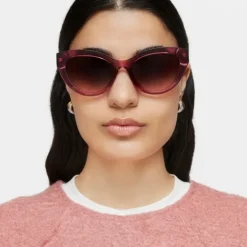 Gafas de sol burdeos Butterfly^TOUS Hot