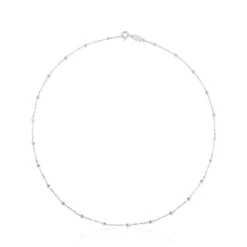 Gargantilla bolitas de plata, 44 cm Chain^TOUS Outlet