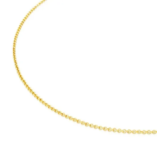 Gargantilla con baño de oro 18 kt sobre plata Chain^TOUS Sale