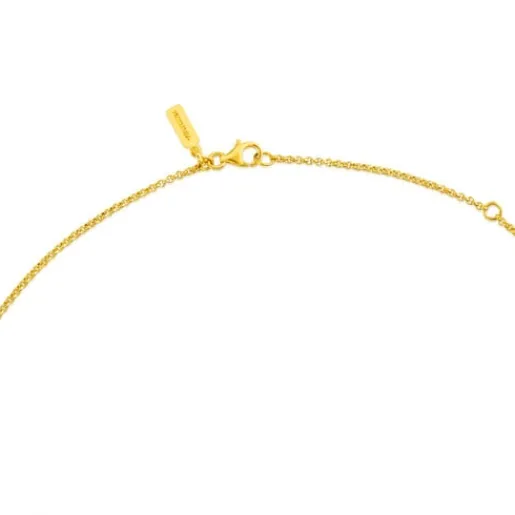 Gargantilla con baño de oro 18 kt sobre plata Chain^TOUS Sale