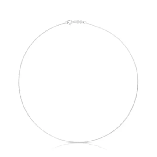 Gargantilla cordón de plata, 40 cm Chain^TOUS Clearance