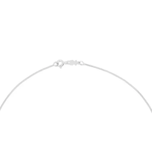 Gargantilla cordón de plata, 40 cm Chain^TOUS Clearance