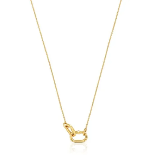 Gargantilla de oro doble Hold Oval^TOUS Discount