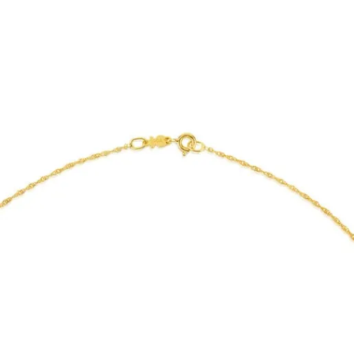 Gargantilla de oro en espiral, 45 cm Chain^TOUS Clearance