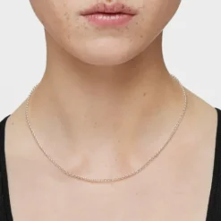 Gargantilla de plata con anillas redondas, 45 cm Chain^TOUS Clearance
