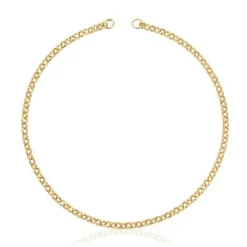 Gargantilla de plata con baño de oro 18kt 42 cm Hold^TOUS New