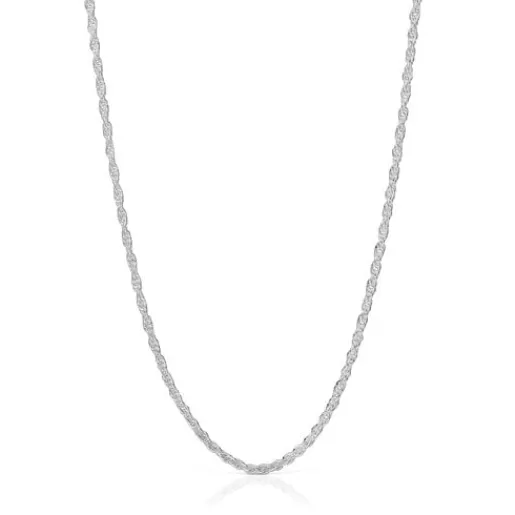 Gargantilla de plata cordón 50 cm Basics^TOUS Outlet