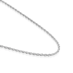 Gargantilla de plata cordón 50 cm Basics^TOUS Outlet