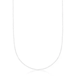 Gargantilla larga de plata con bolas, 80 cm Chain^TOUS Outlet