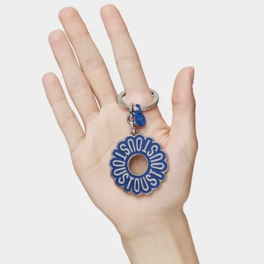 Llavero azul Circle Logo^TOUS New