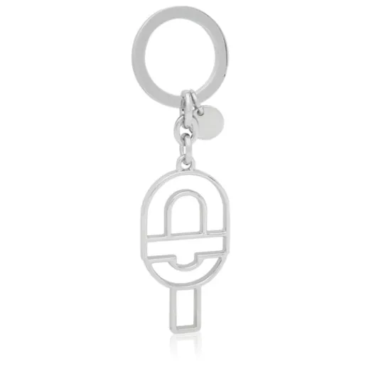 Llavero con silueta plata MANIFESTO^TOUS