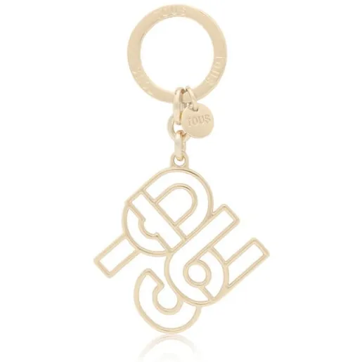 Llavero Silhouette dorado MANIFESTO^TOUS Outlet