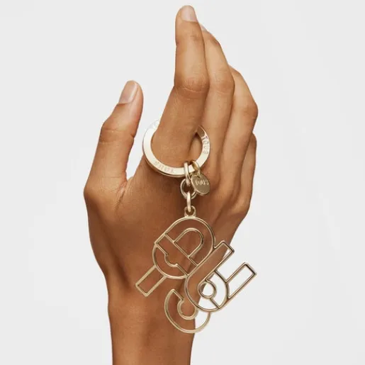 Llavero Silhouette dorado MANIFESTO^TOUS Outlet