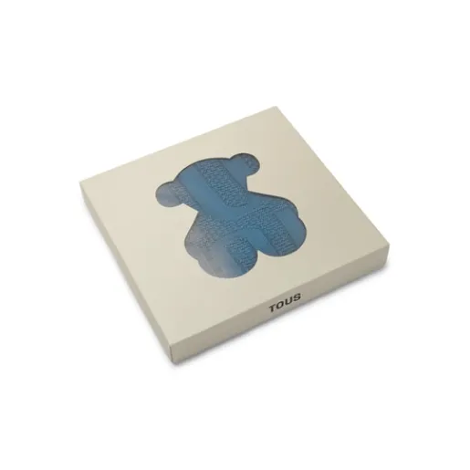Manta de bebé Nilo logo azul^TOUS Clearance